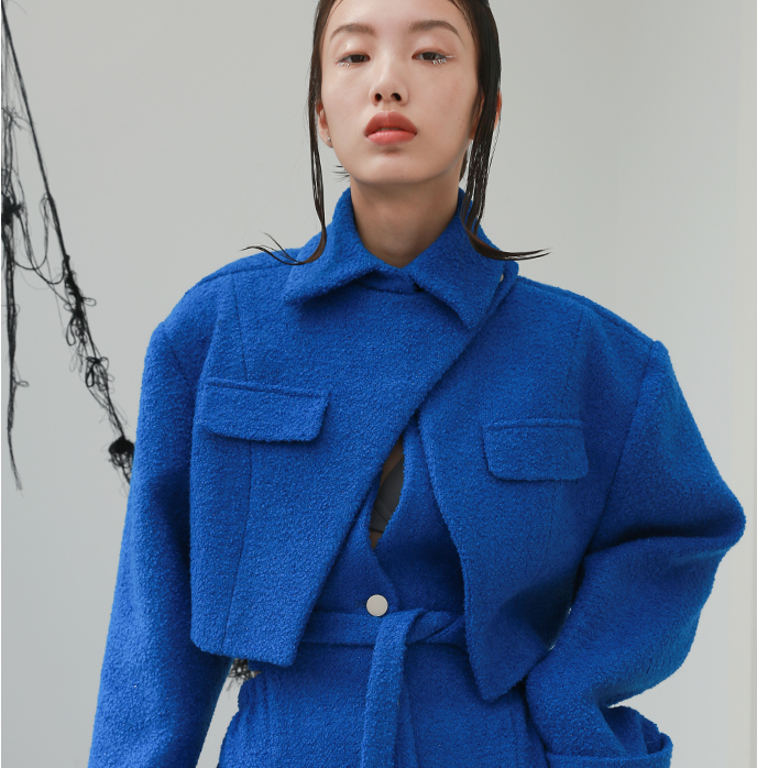 Irina Irregular Woolen Coat