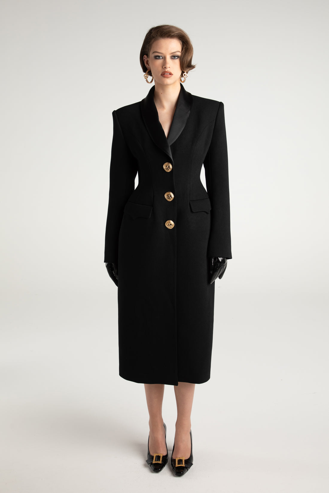 Minimalist Long Blazer Coat