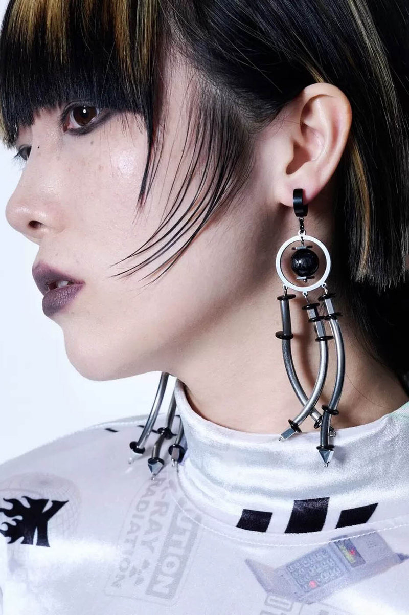 Mechanical Drop Earrings