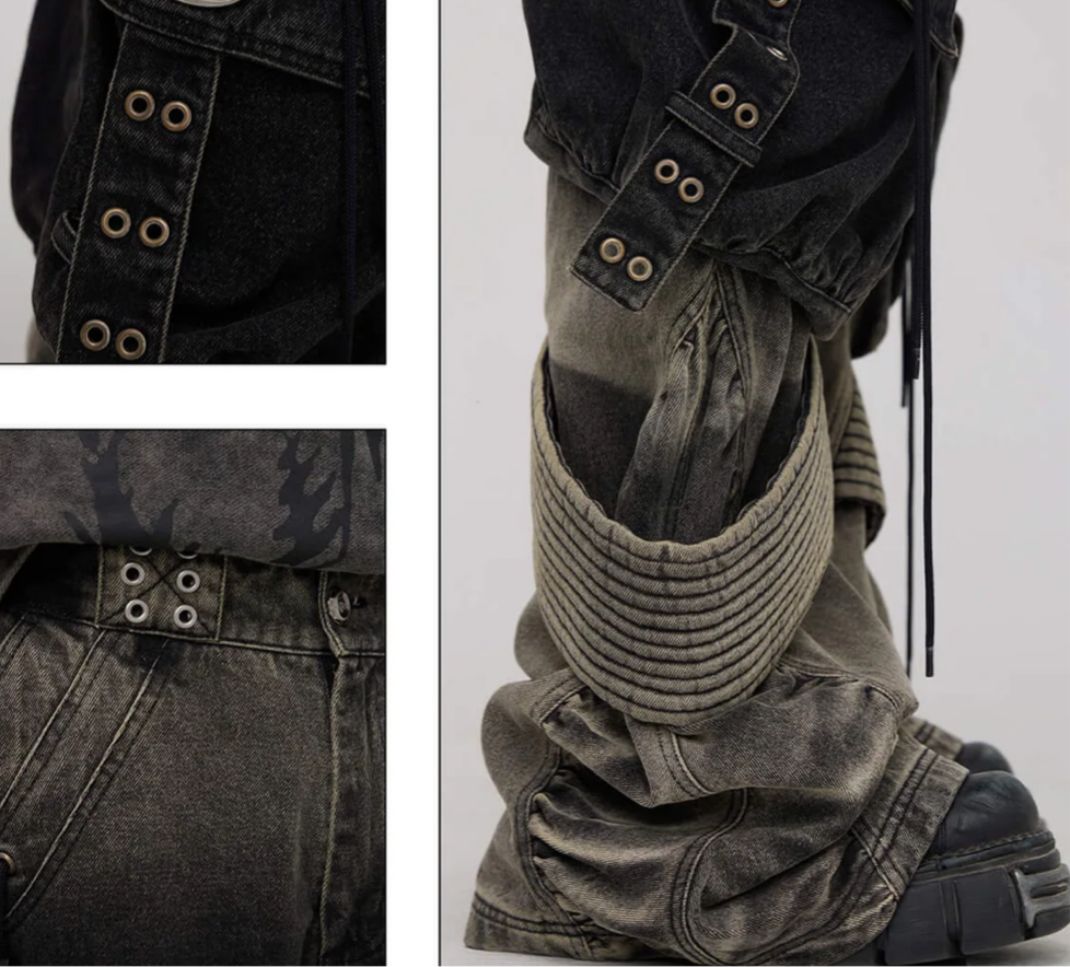 Dunes Gradient Post-Apocalyptic Cargo Denim