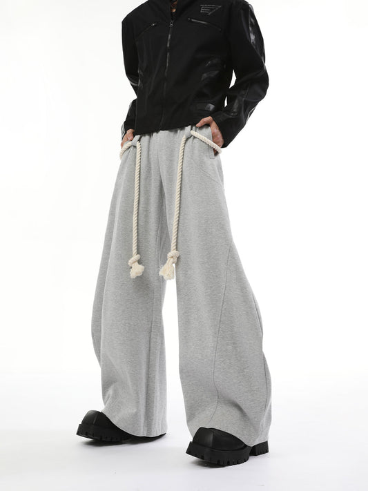 Vintage Wide Leg Thick Rope Loose Sweatpants