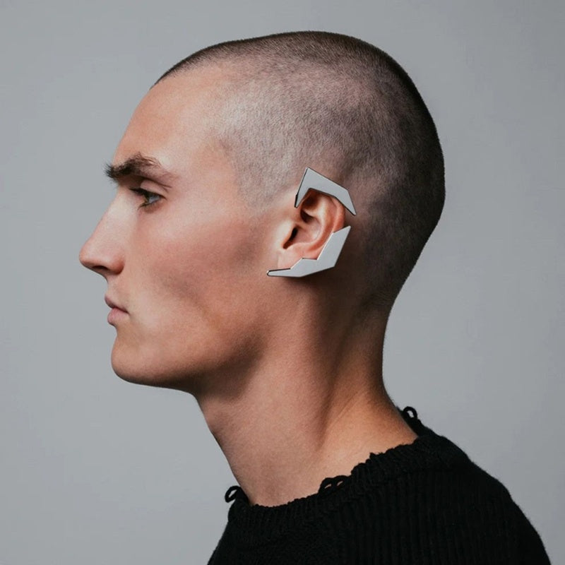 Futuristic Metal Ear Clip